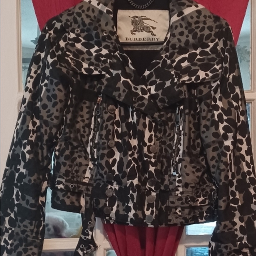 Burberry Genuine Moto Jacket Size 8